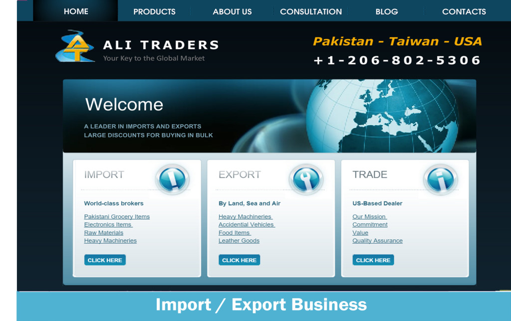 Import / Export Business Great Web Ideas LLC